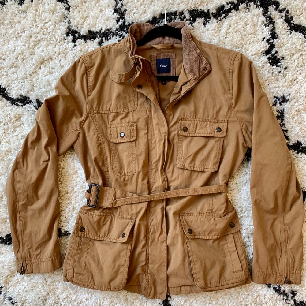 Gap khaki cargo jacket